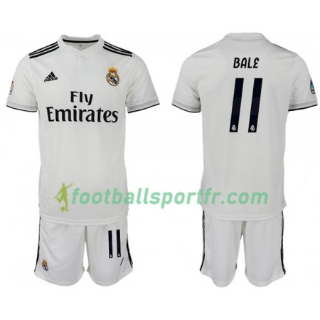 Tenue Real Madrid BALE 11 Enfant Domicile 2018-2019 Maillot de Foot
